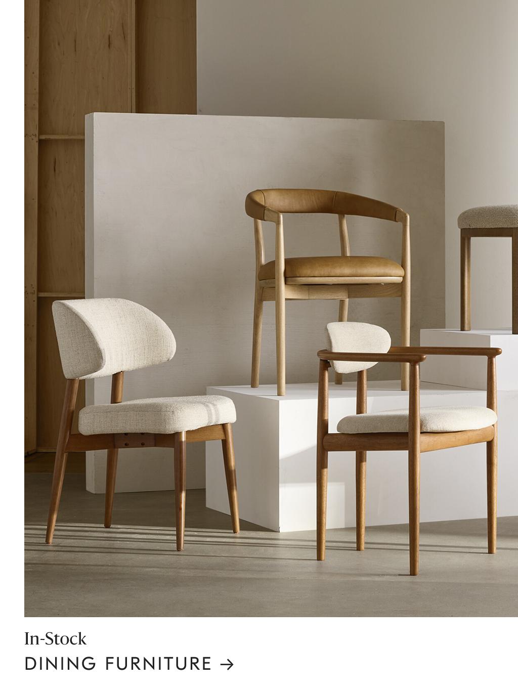 In-stock dining furniture