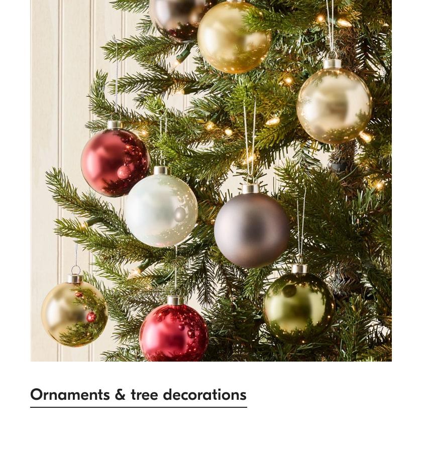 Shop Ornaments & Tree Decorations