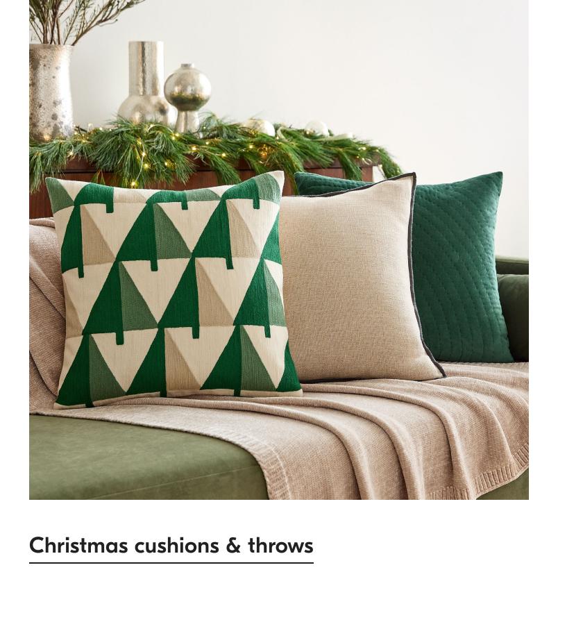 Shop Christmas Cushions & Throws