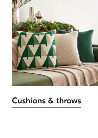 Shop Christmas Cushions & Throws