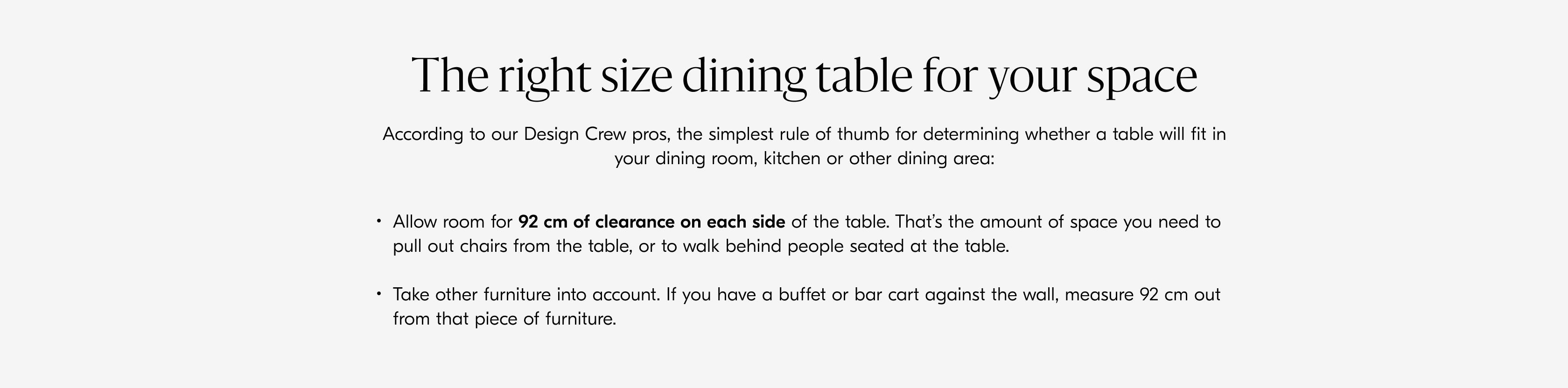 How to Choose the Right Size Dining Table - West Elm Australia