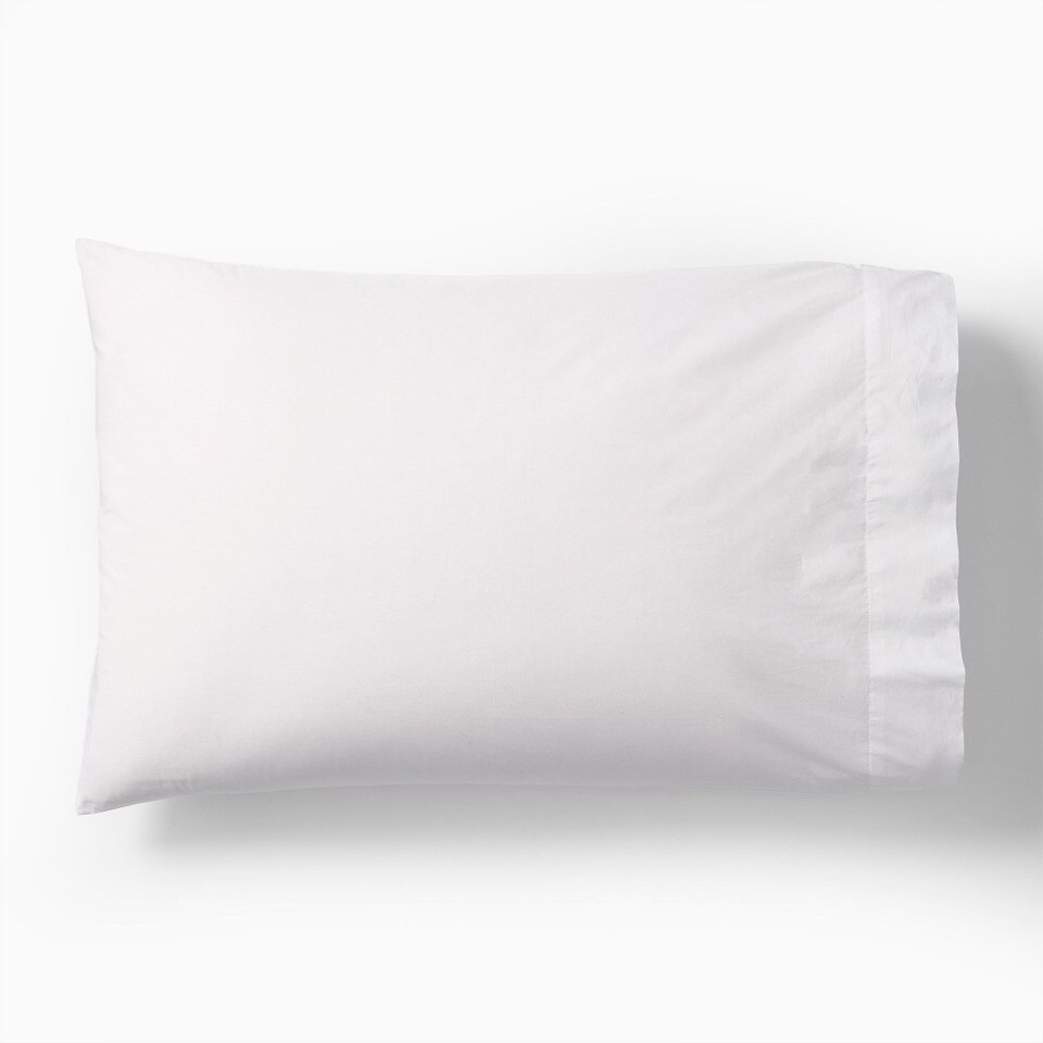 400-Thread-Count Special Edge Organic Percale Pillowcases (Set of 2)