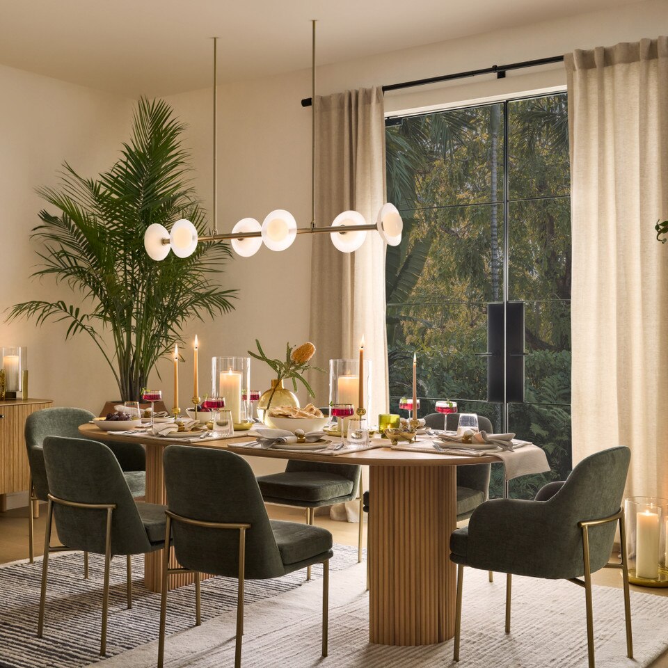 Ellington Oval Pedestal Dining Table (218 cm)