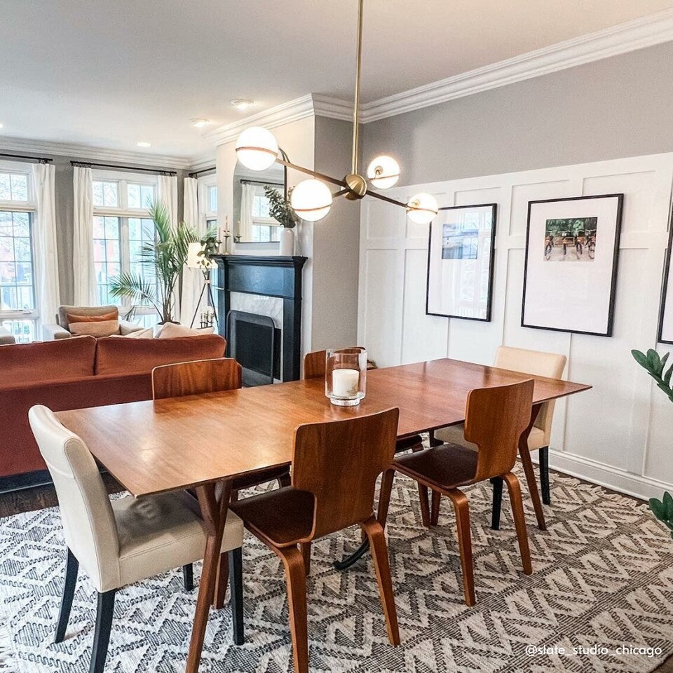 Mid-Century Extendable Dining Table (152 cm - 234 cm)
