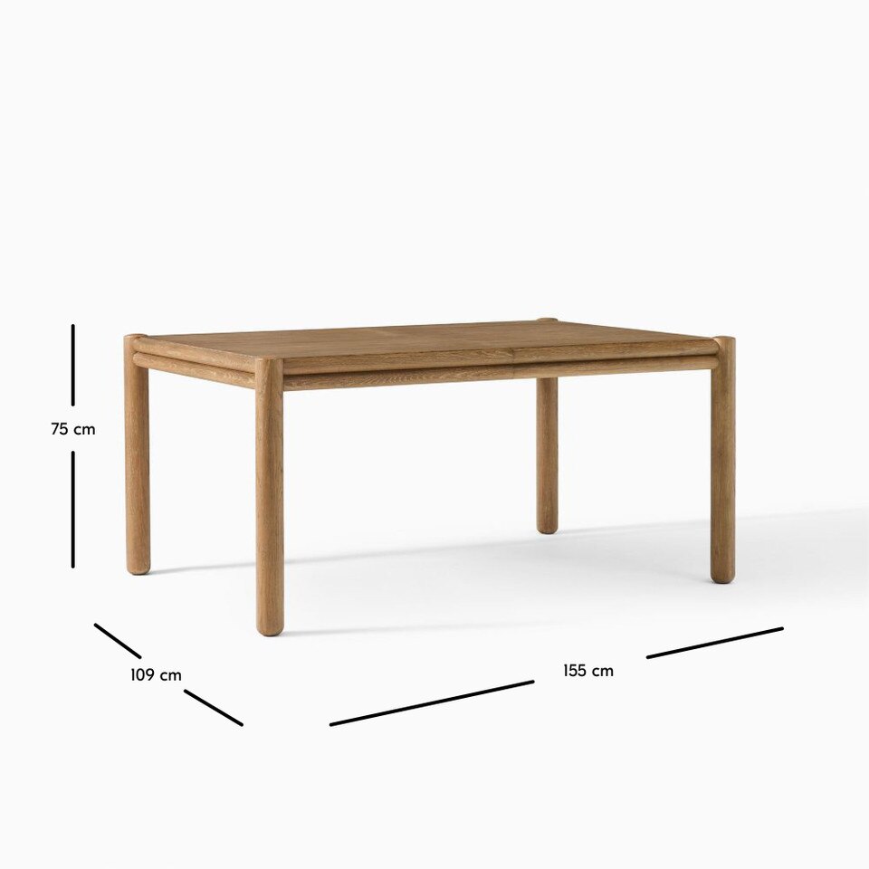 Miles Extendable Dining Table (155 cm - 206 cm)