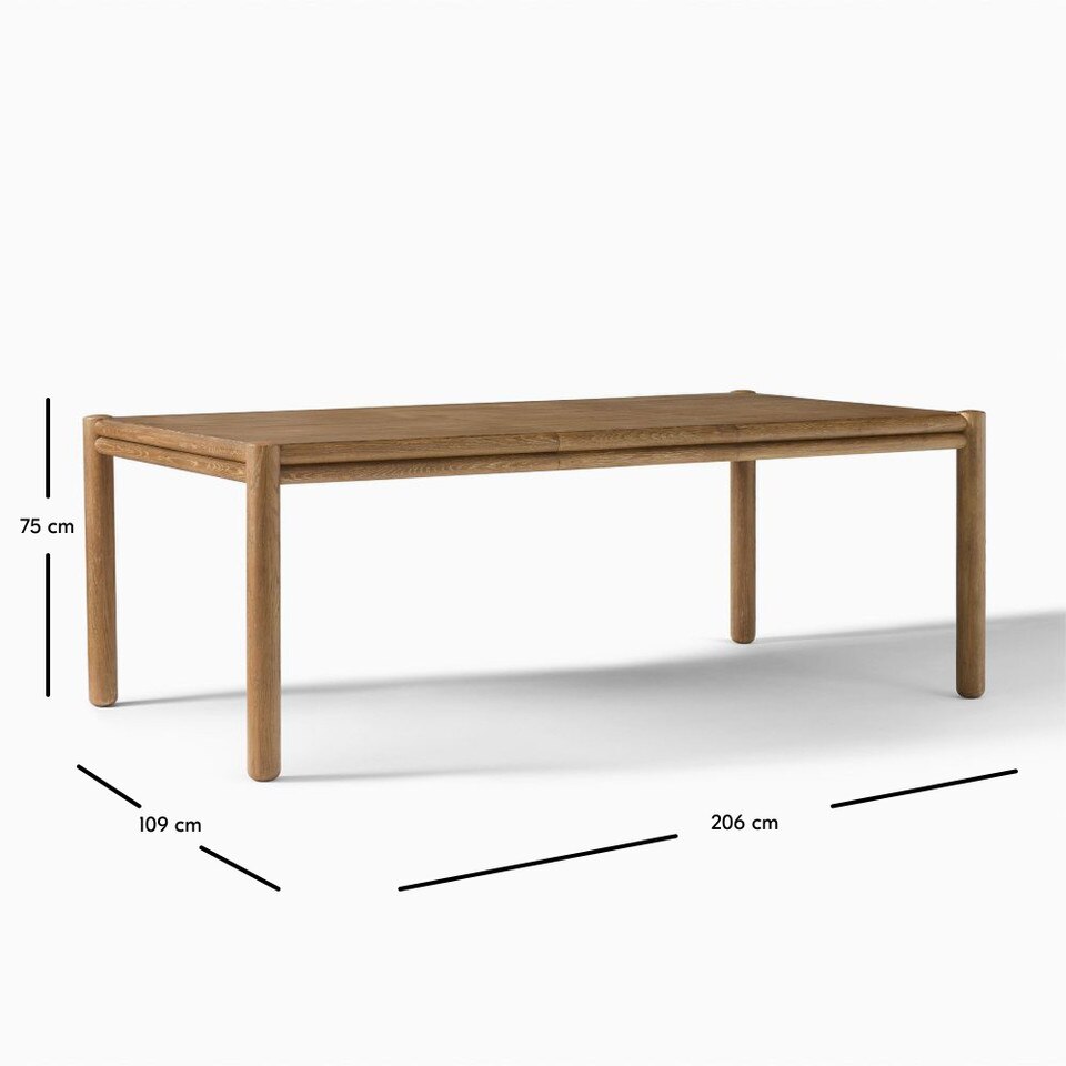 Miles Extendable Dining Table (155 cm - 206 cm)