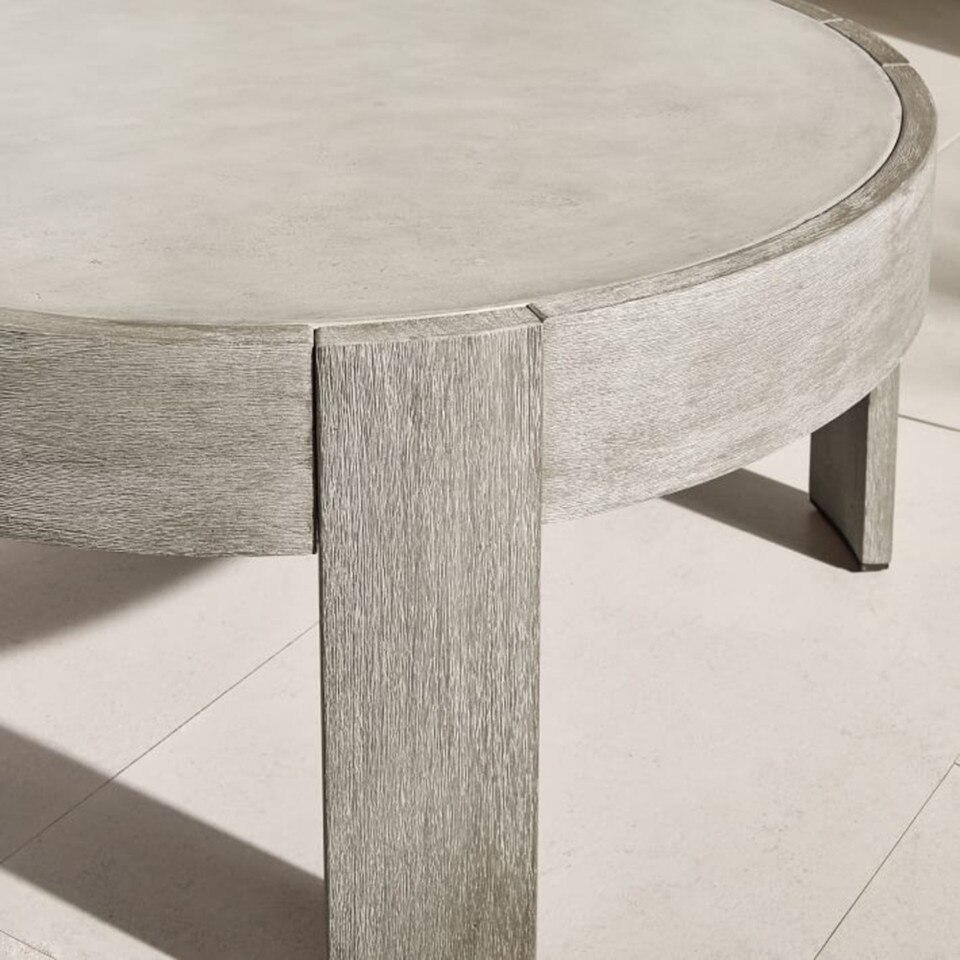 Portside Outdoor Round Coffee Table (87 cm)