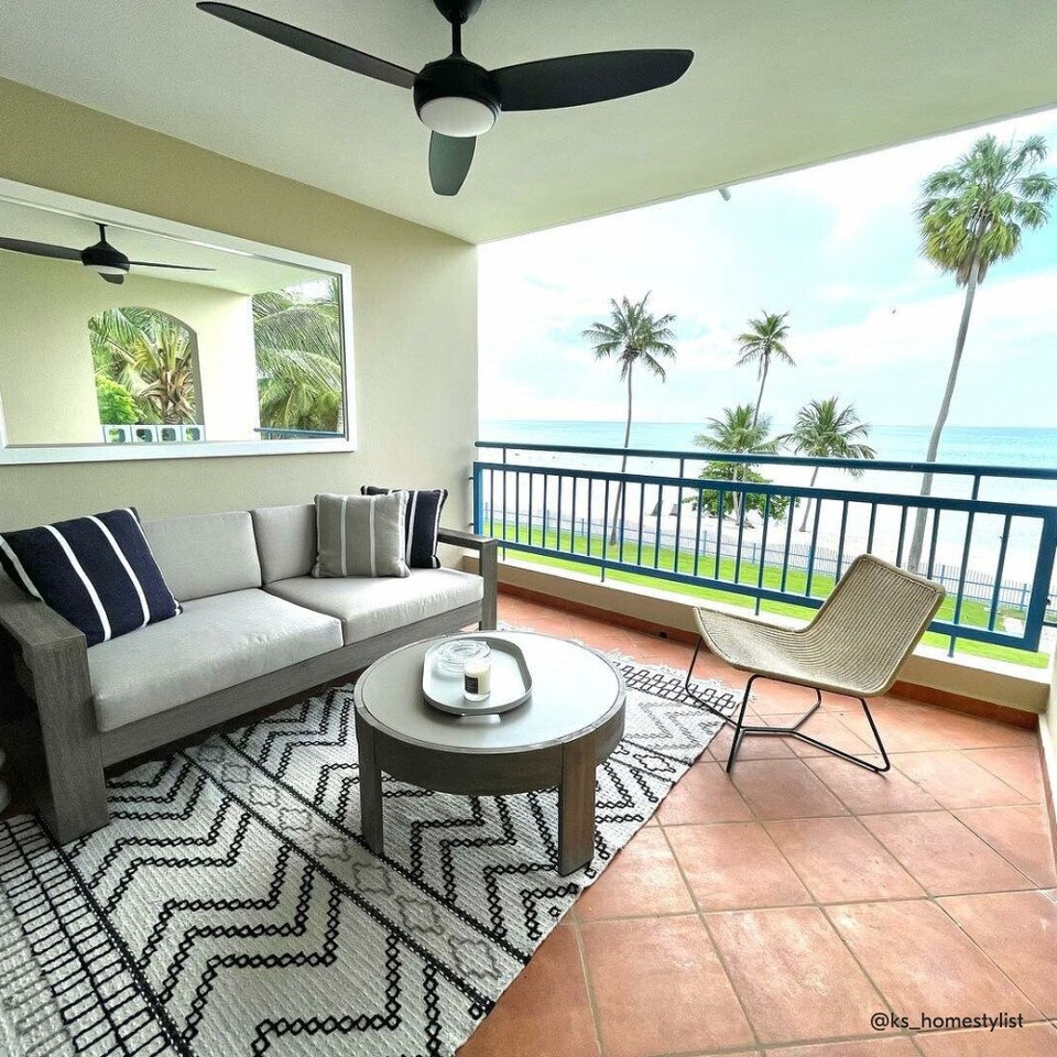 Portside Outdoor Round Coffee Table (87 cm)