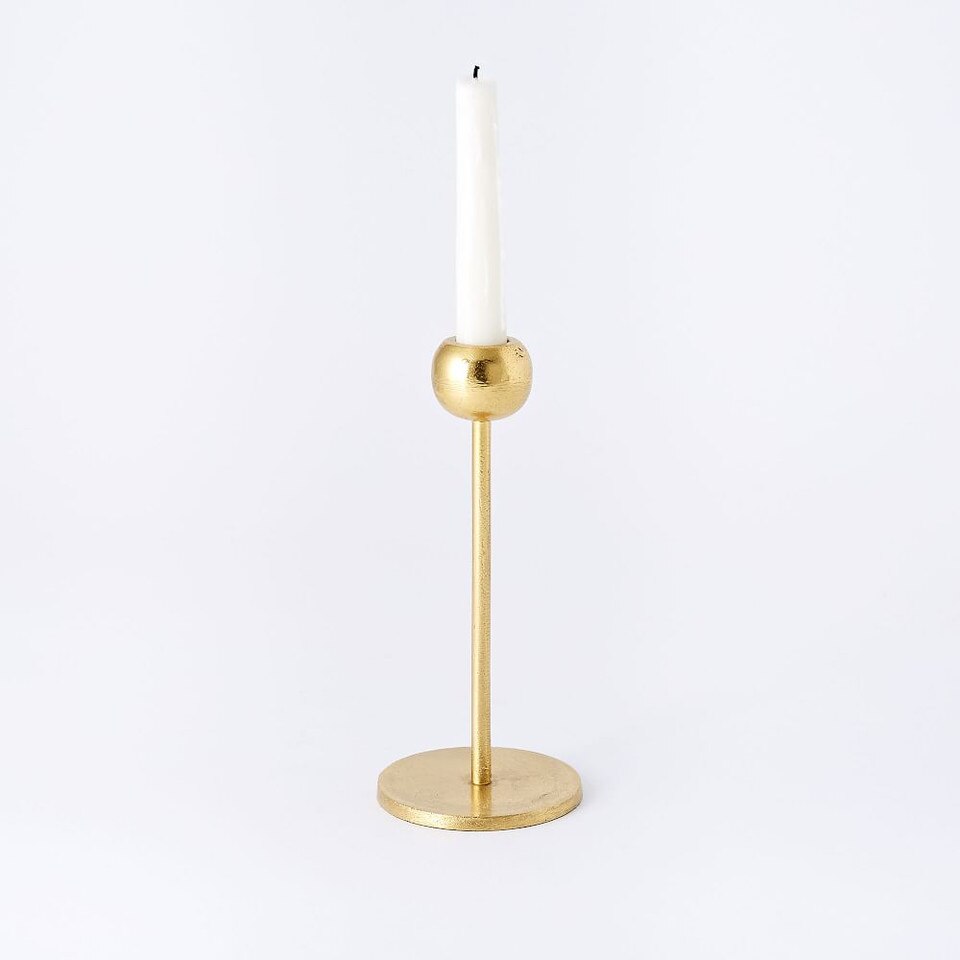 Modern Brass Candleholders