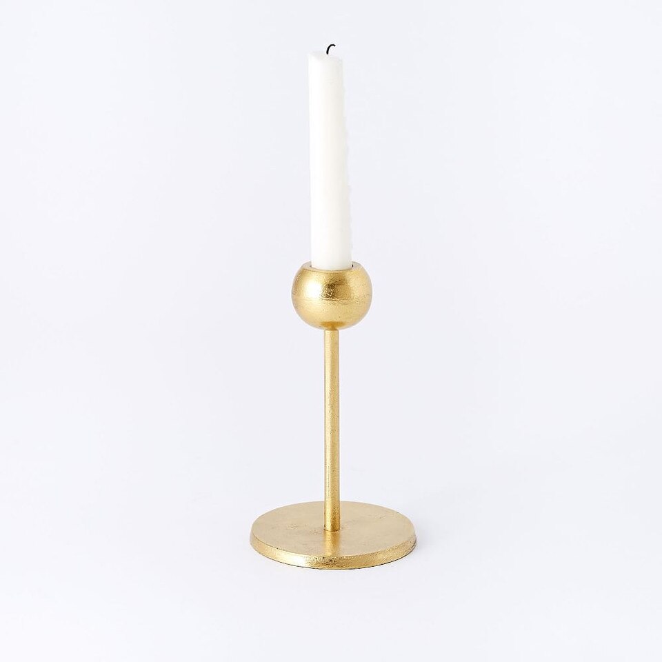 Modern Brass Candleholders
