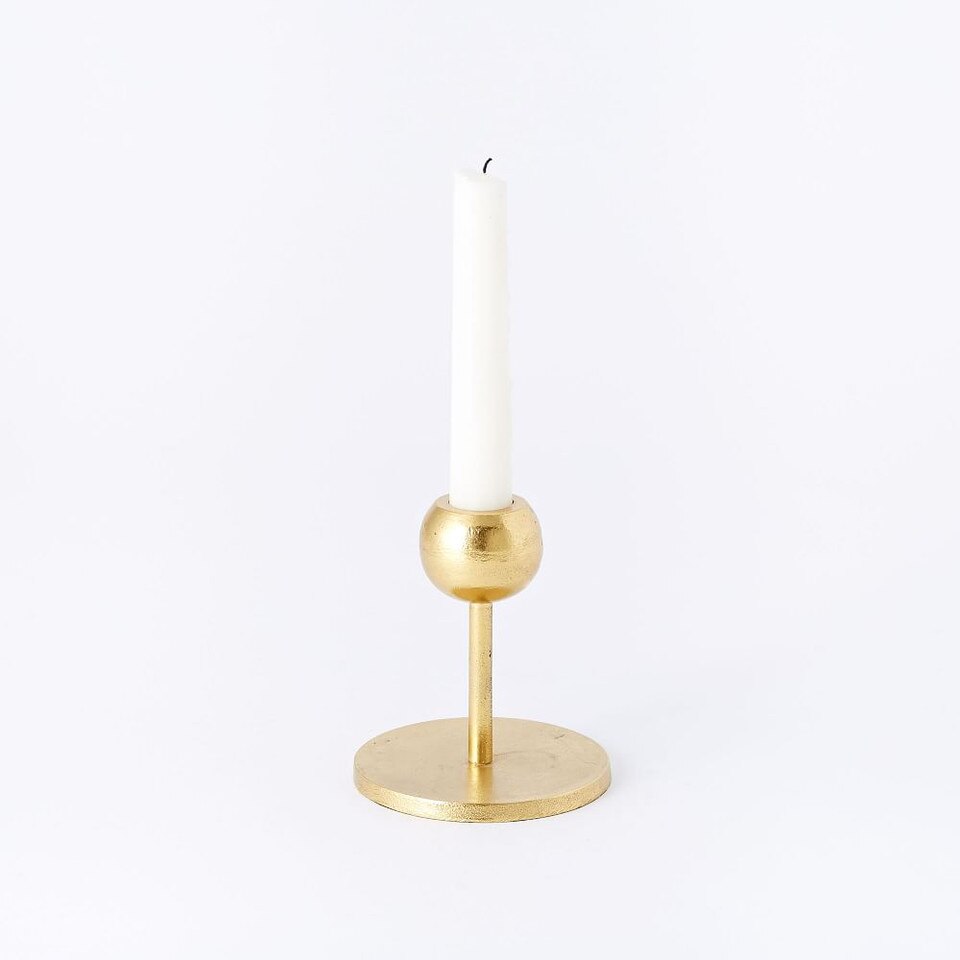 Modern Brass Candleholders