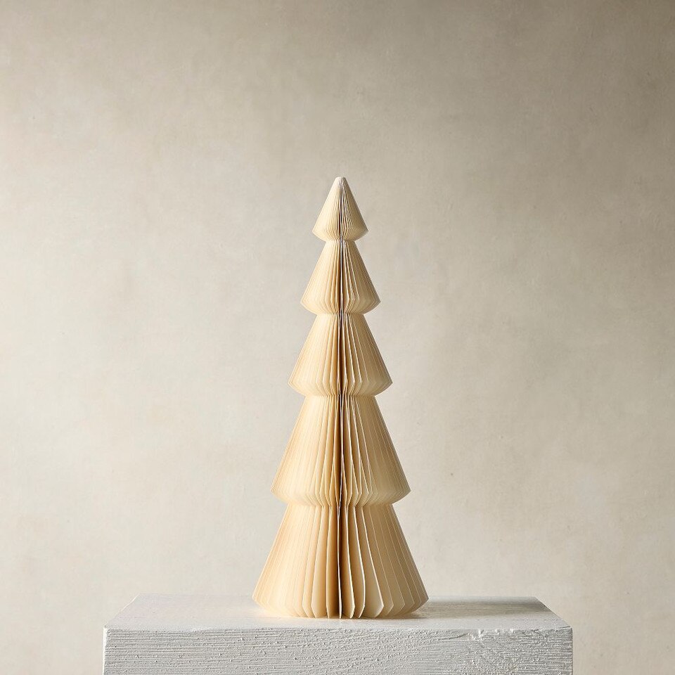 Neutral Decorative Paper Tabletop Trees