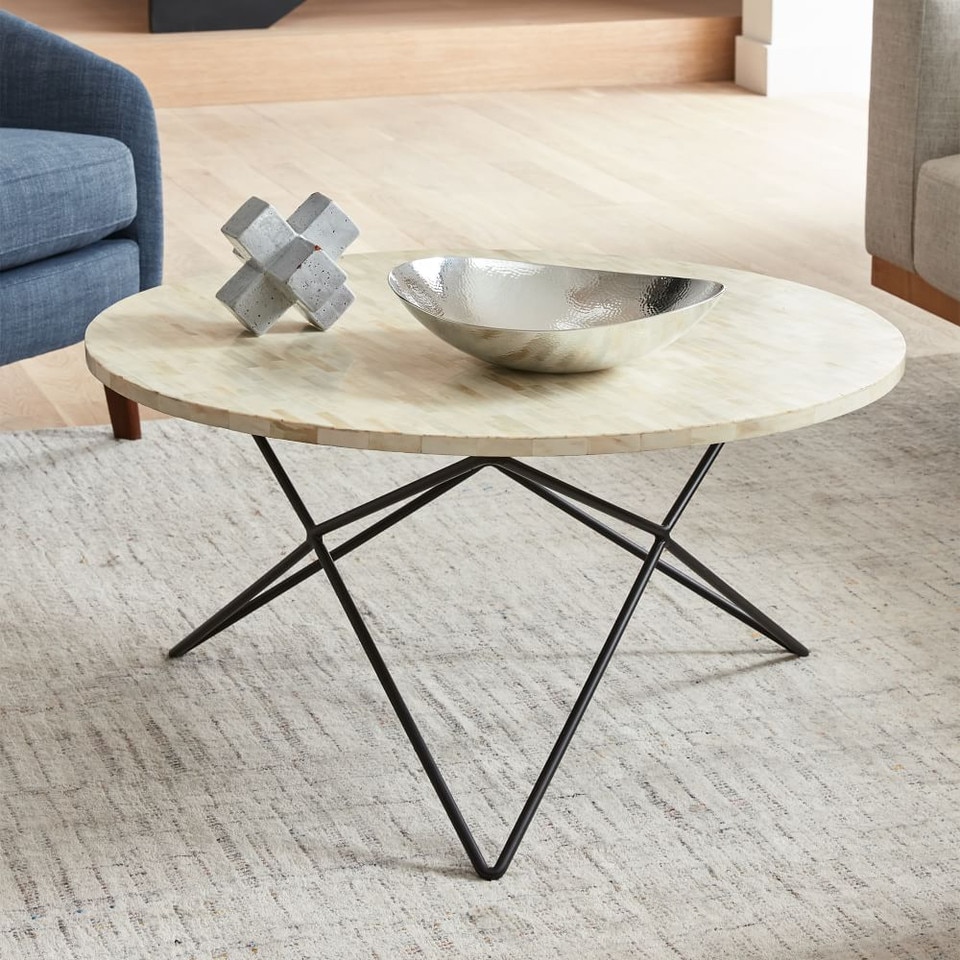 Adeline Bone Inlay Coffee Table (86 cm)