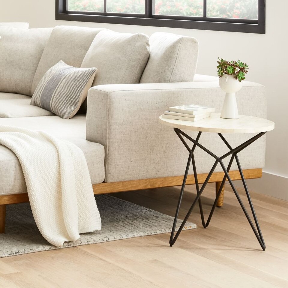Adeline Bone Inlay Side Table