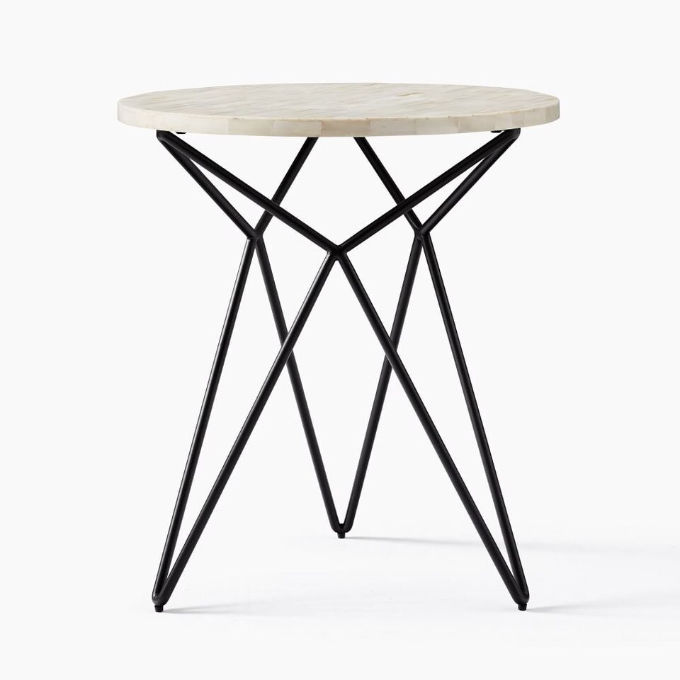 Adeline Bone Inlay Side Table