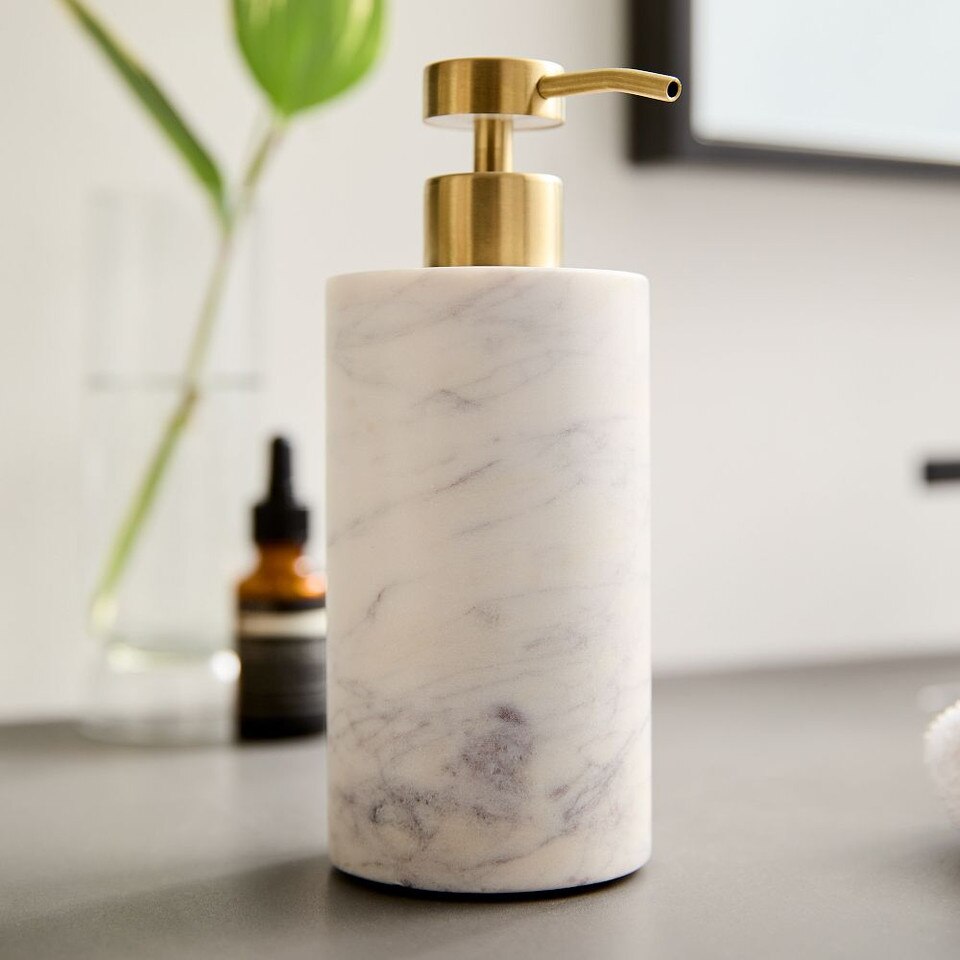 Amalfi Marble Bath Accessories