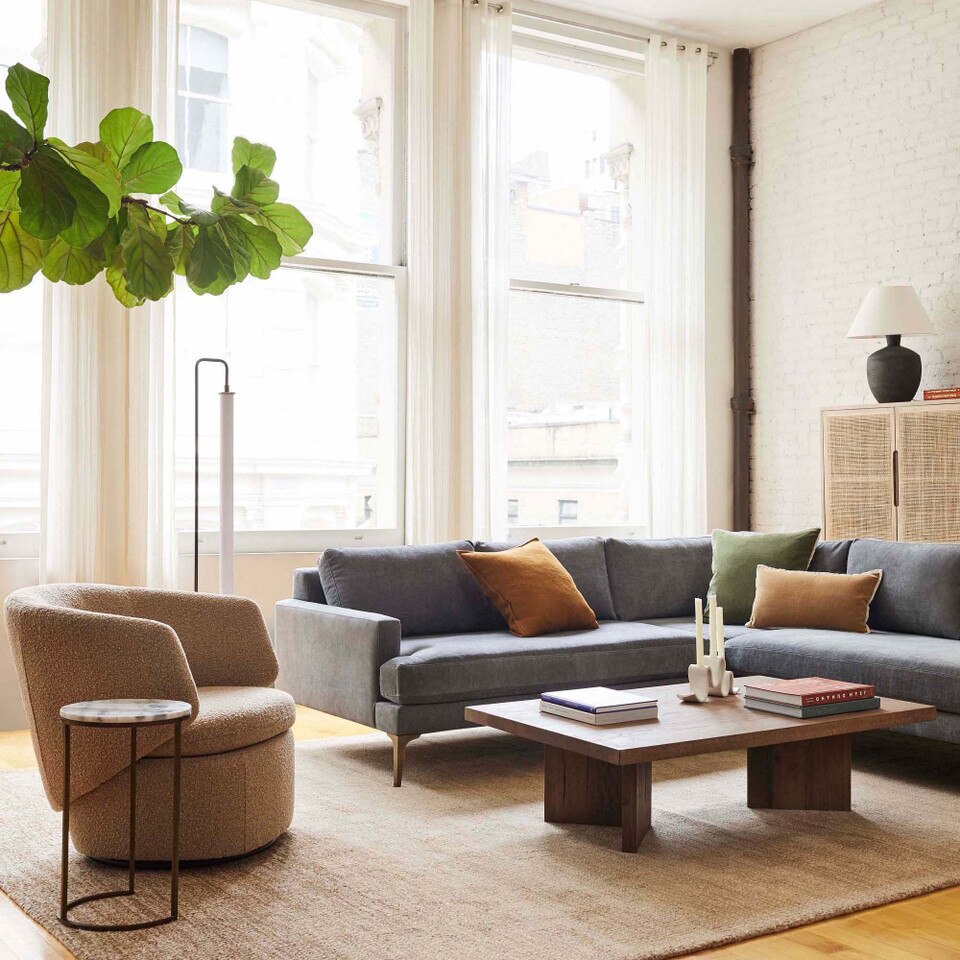 Andes 3-Piece L-Shaped Modular Sofa (239 cm − 276 cm)