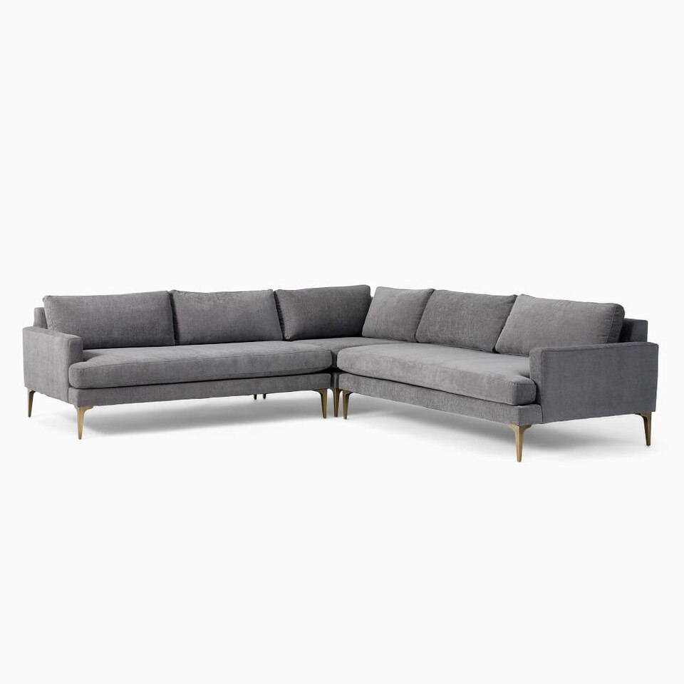 Andes 3-Piece L-Shaped Modular Sofa (239 cm − 276 cm)