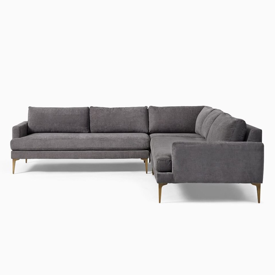 Andes 3-Piece L-Shaped Modular Sofa (239 cm − 276 cm)