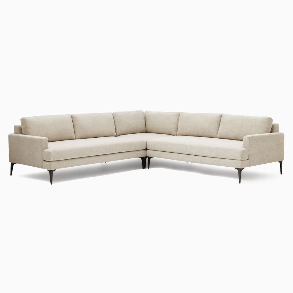 Andes 3-Piece L-Shaped Modular Sofa (239 cm − 276 cm)