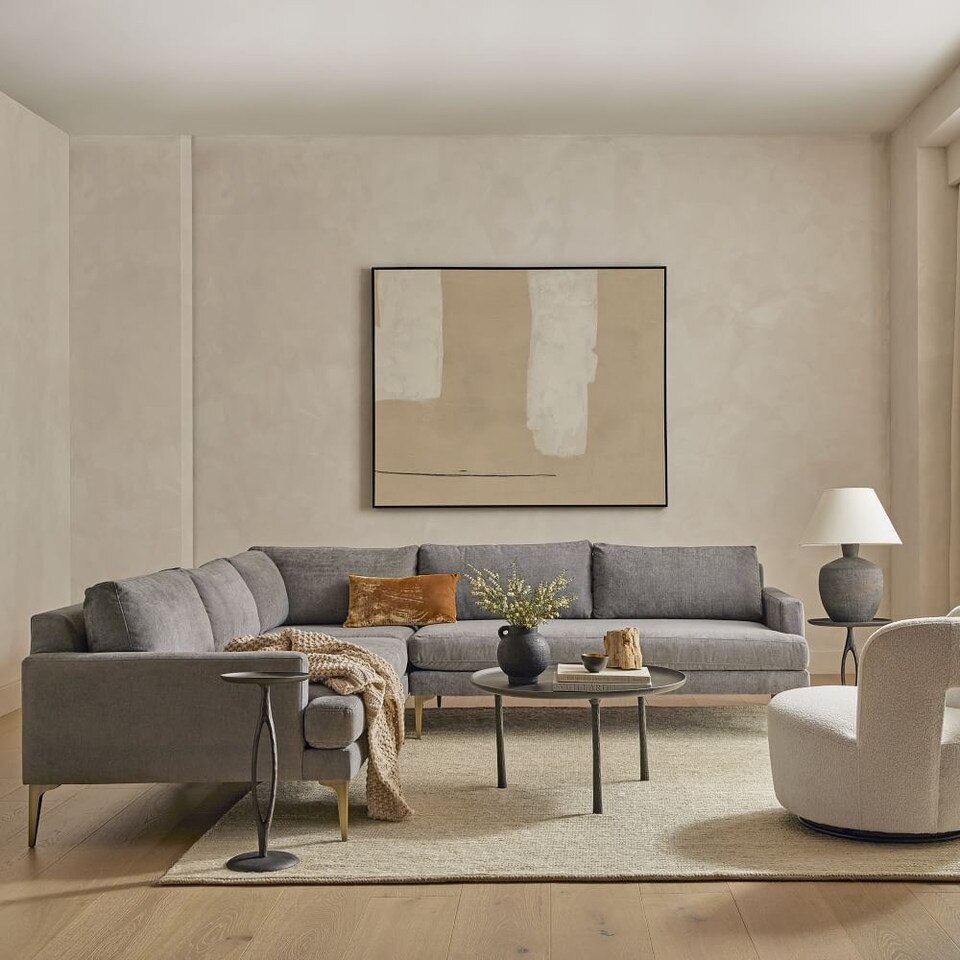 Andes 3-Piece L-Shaped Modular Sofa (239 cm − 276 cm)