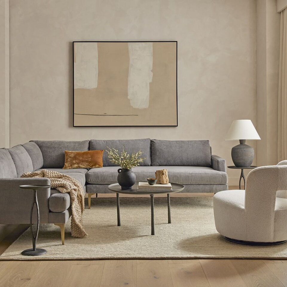 Andes 3-Piece L-Shaped Modular Sofa (239 cm − 276 cm)