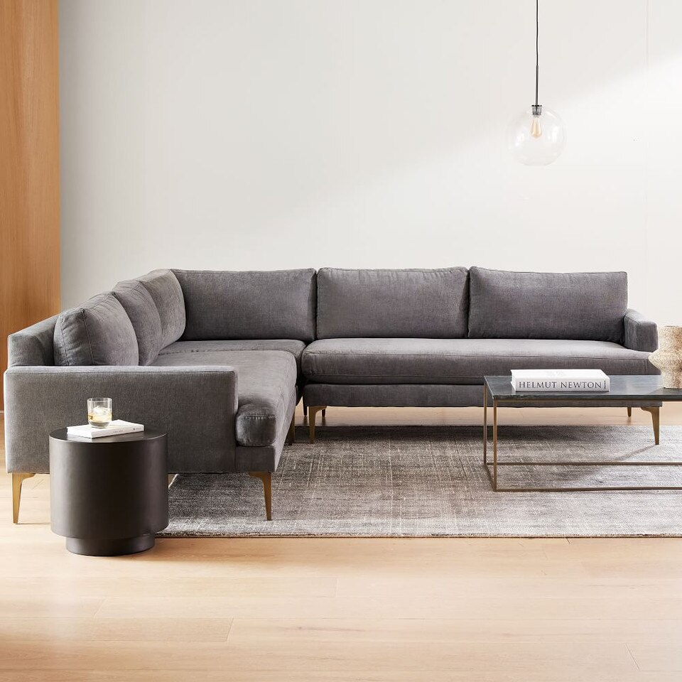 Andes 3-Piece L-Shaped Modular Sofa (239 cm − 276 cm)