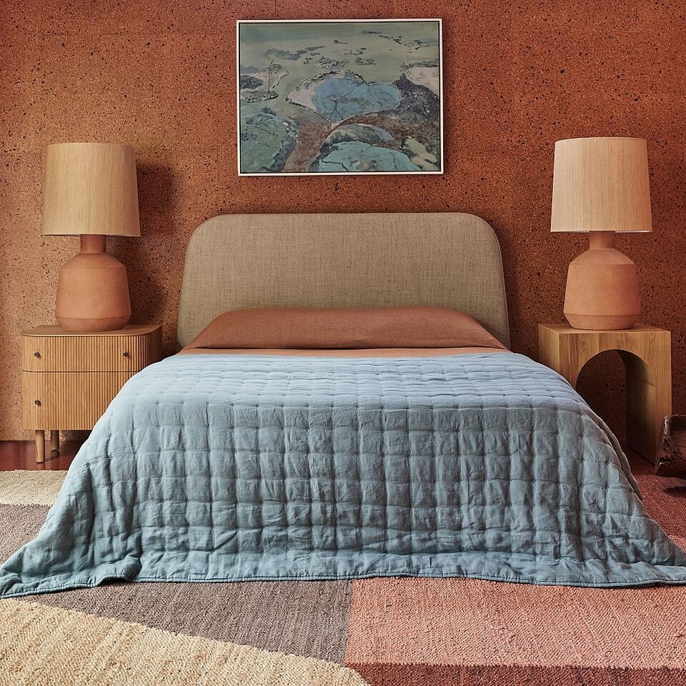 Angled Modern Form Jute Rug | West Elm Australia