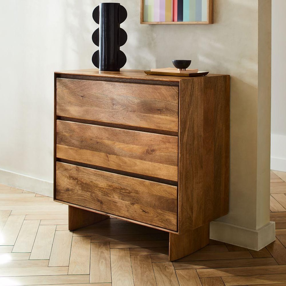 Anton Solid Wood 3-Drawer Dresser