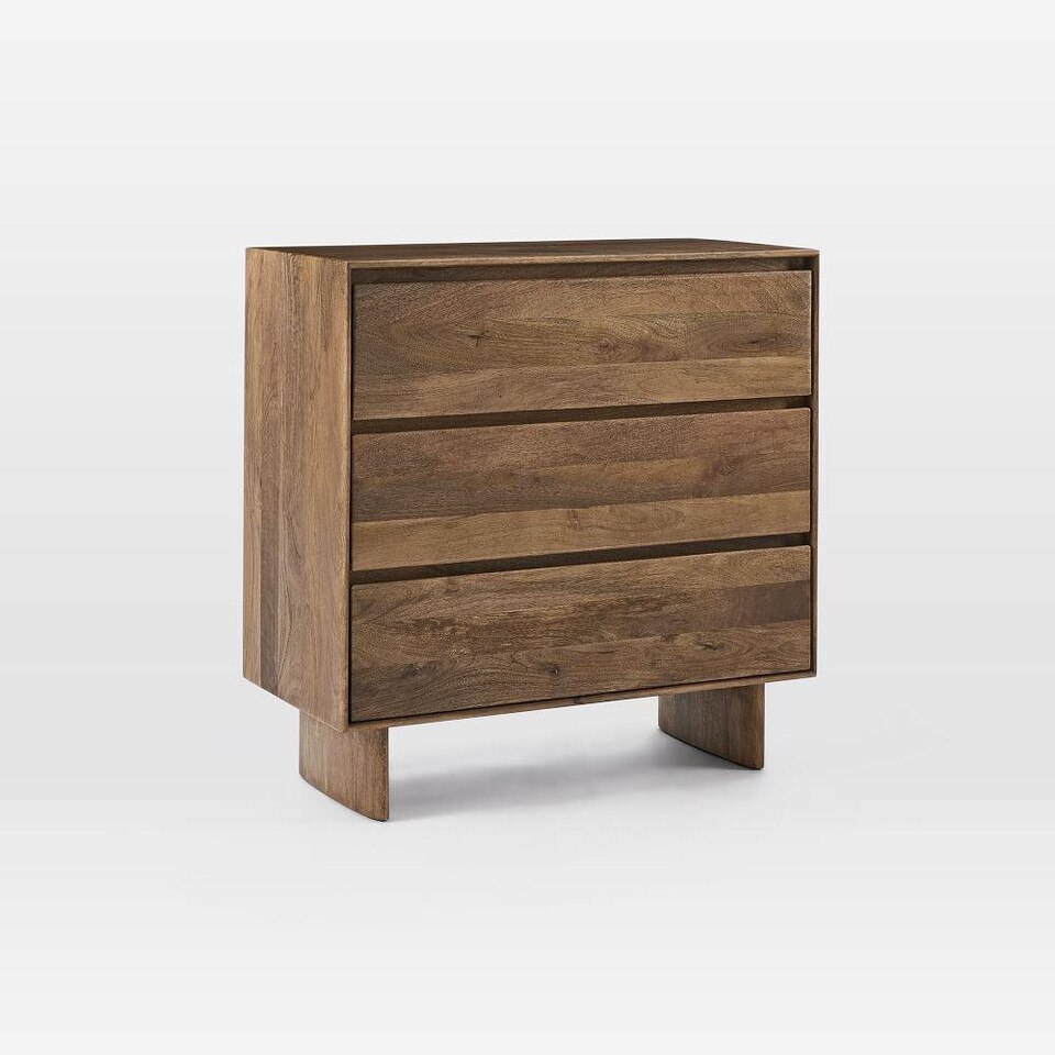 Anton Solid Wood 3-Drawer Dresser