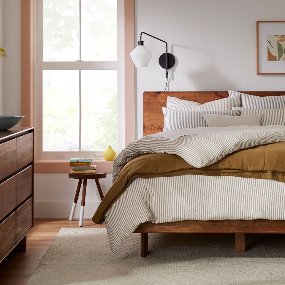 Anton Solid Wood Bed