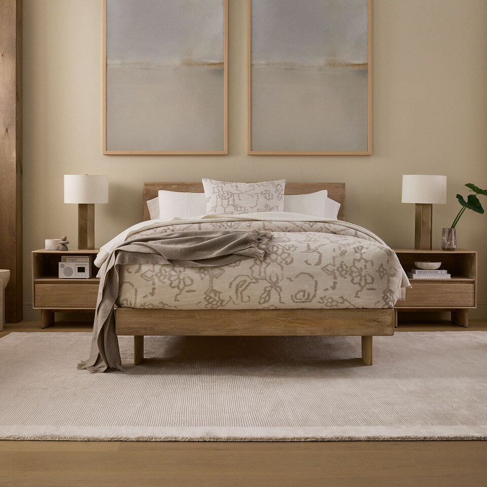 Anton Solid Wood Bed