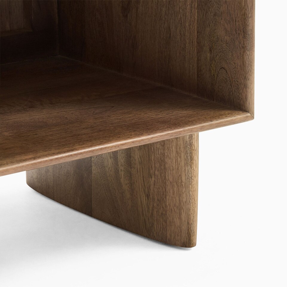 Anton Solid Wood Bedside Table (56 cm)