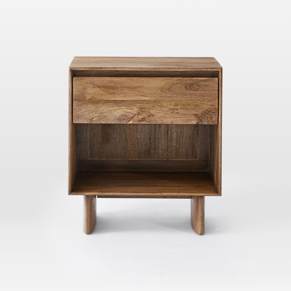 Anton Solid Wood Bedside Table (56 cm)