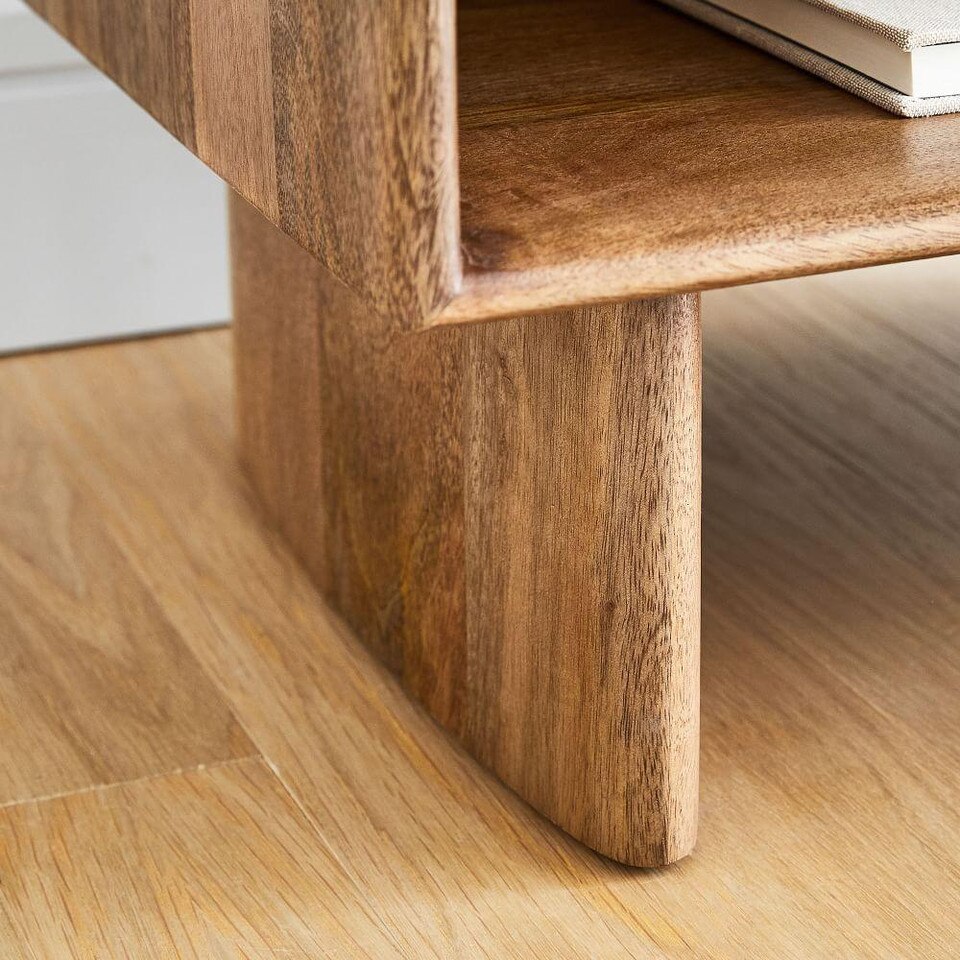 Anton Solid Wood Bedside Table | west elm Australia