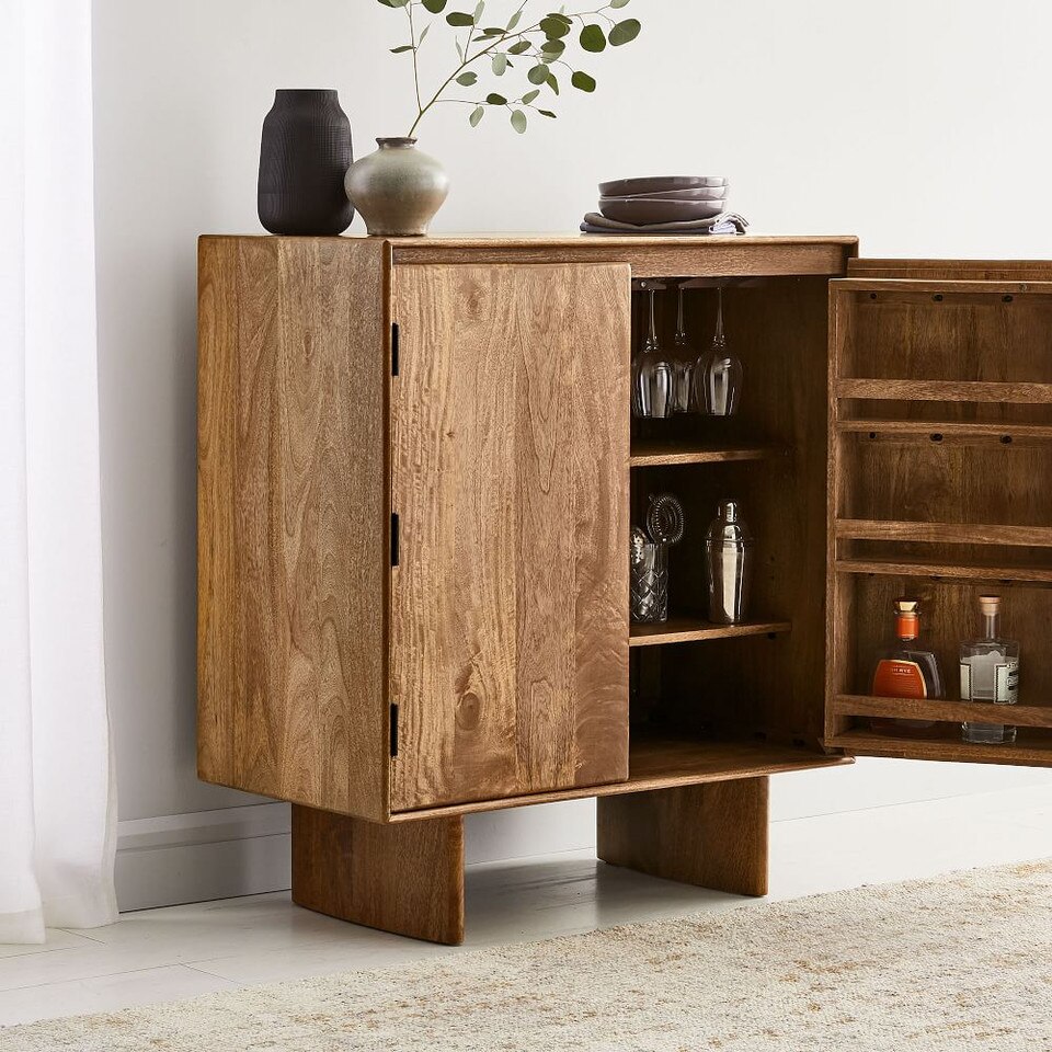Anton Solid Wood Bar (95 cm)