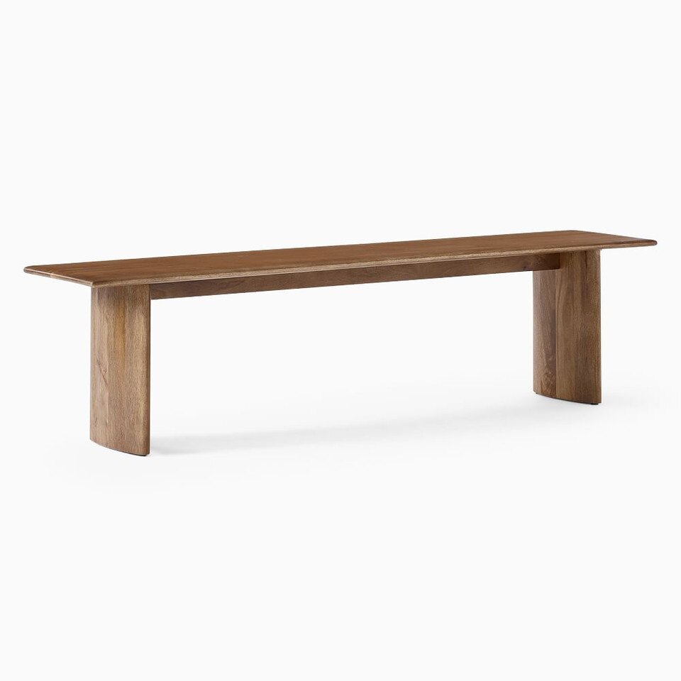 Anton Solid Wood Dining Bench (147 cm - 183 cm)