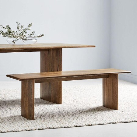 Anton Solid Wood Dining Bench West Elm Australia