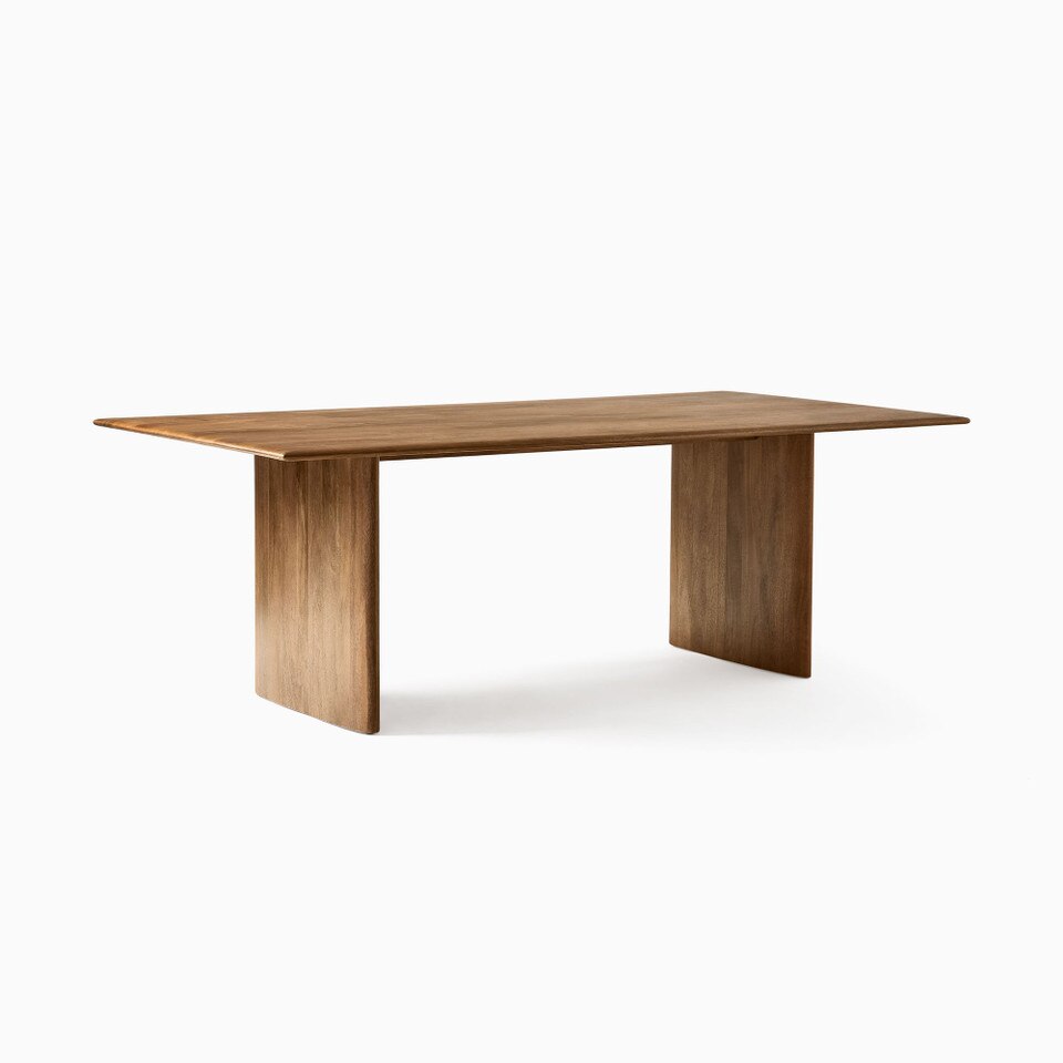 Anton Solid Wood Dining Table (183 cm - 218 cm)