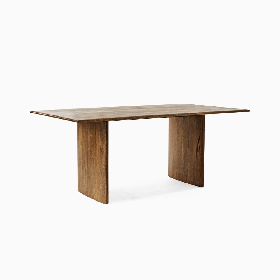 Anton Solid Wood Dining Table (183 cm - 218 cm)