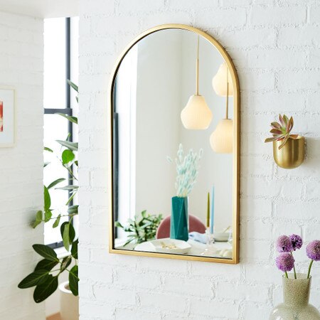 Metal Framed Arched Wall Mirror West Elm Australia