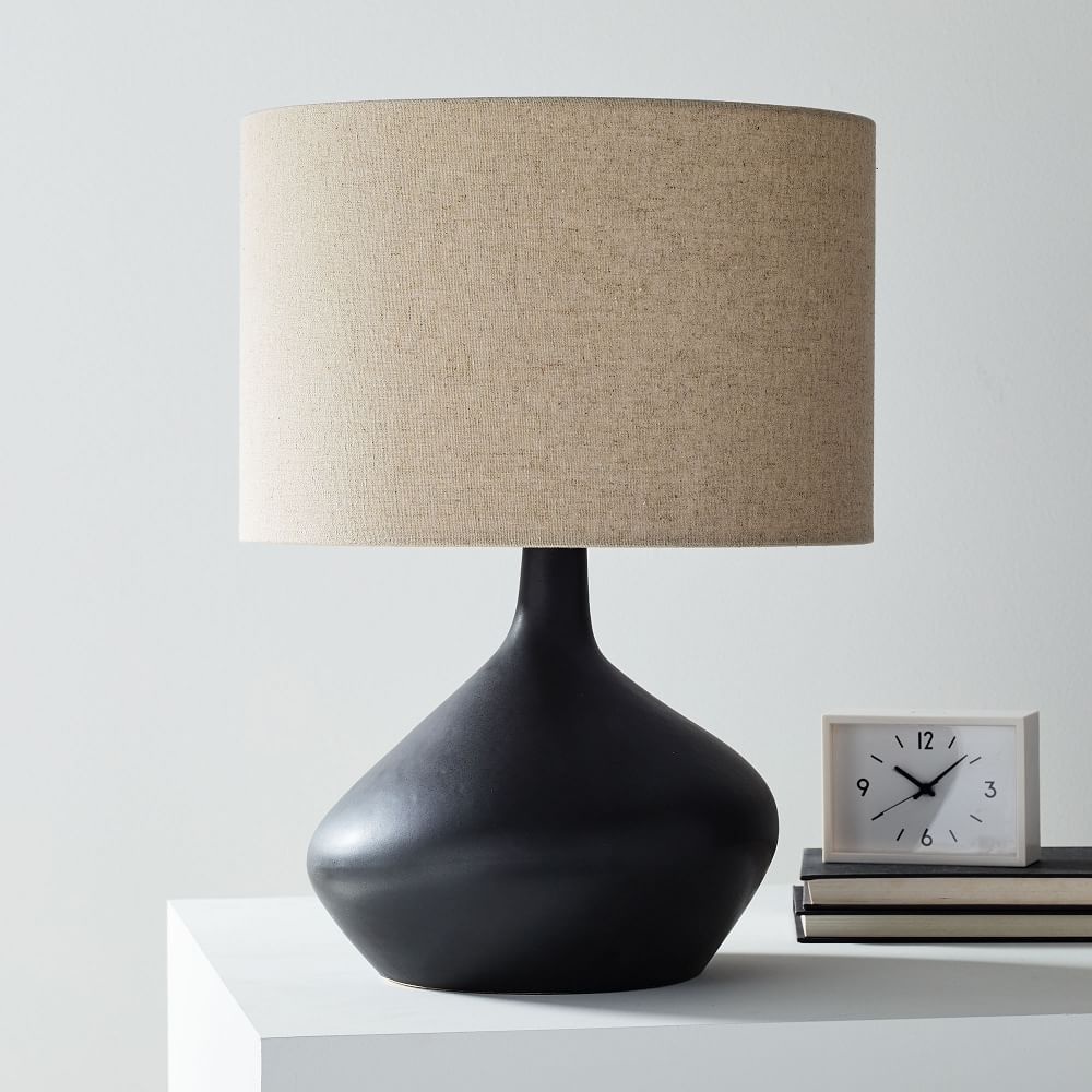 west elm white lamp