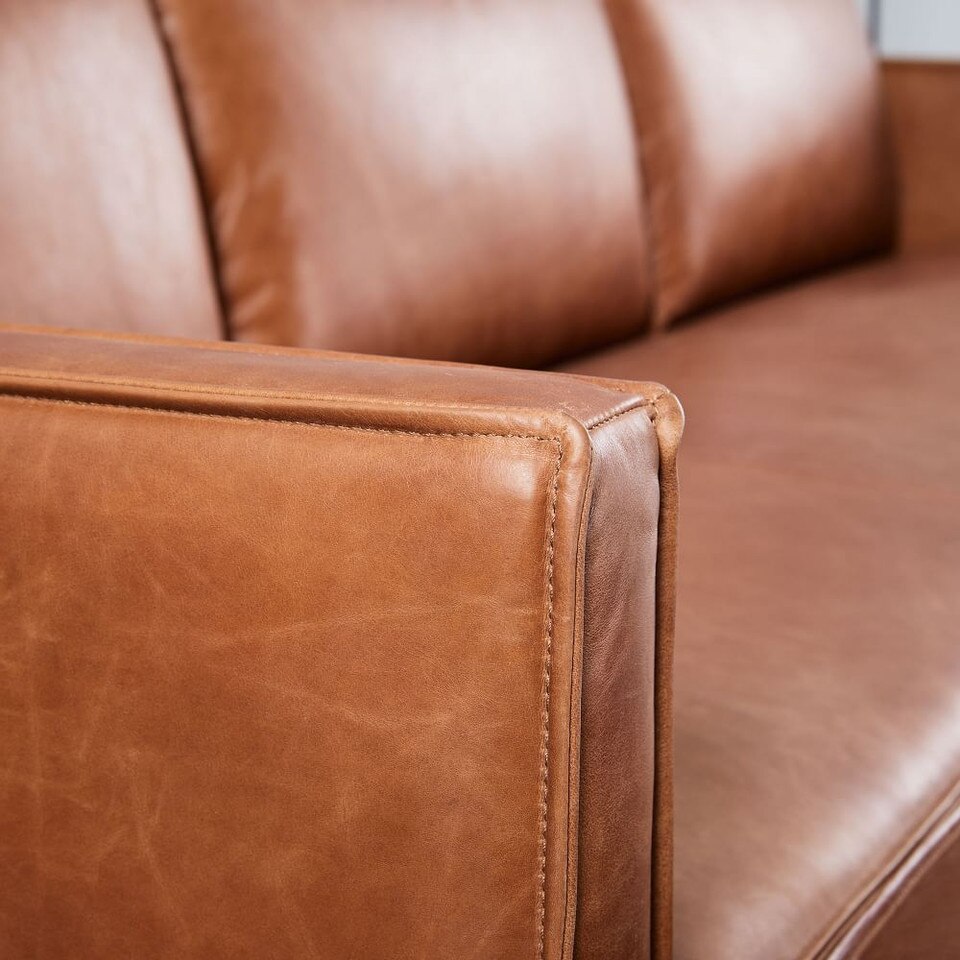 Axel Leather Reversible Modular Sofa (226 cm)