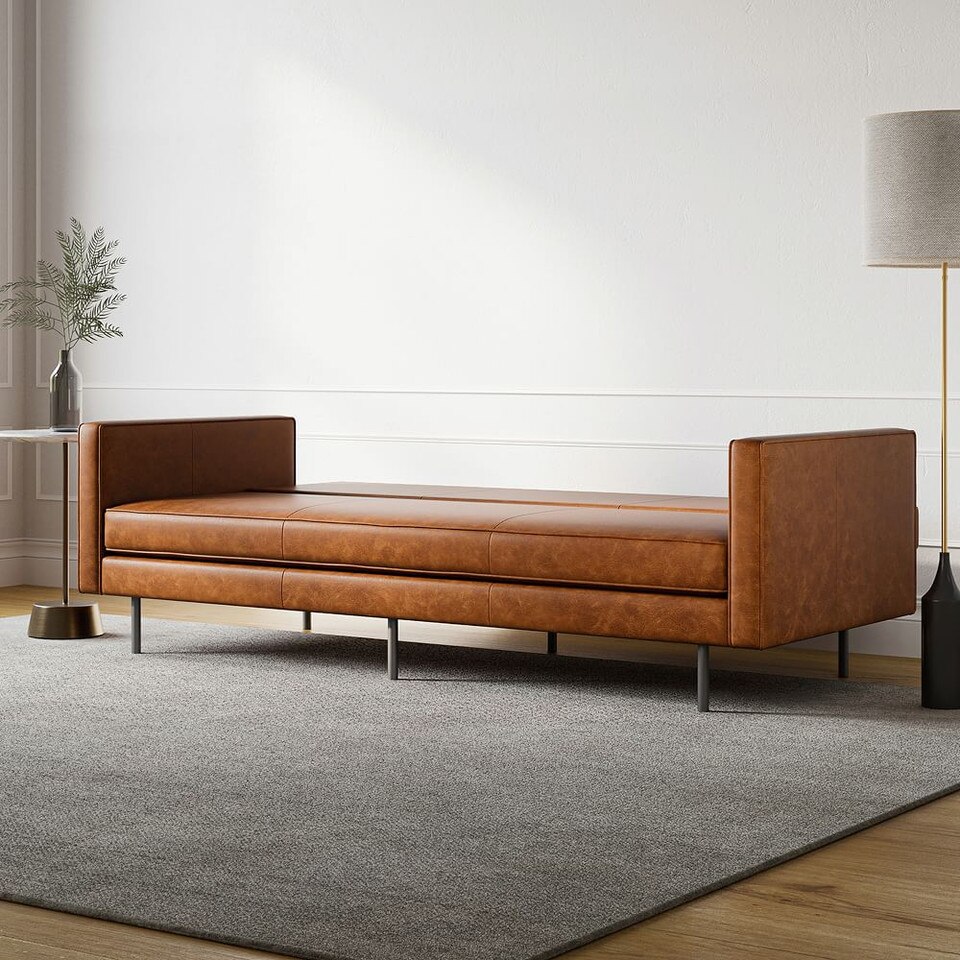 Axel Double Leather Futon