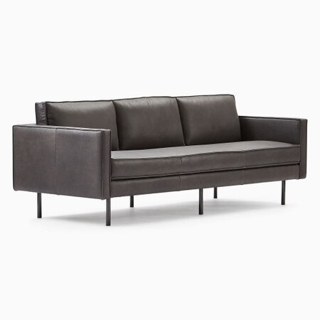Axel Leather Sofa Axel Leather Sofa, West Elm Axel Leather Sofa