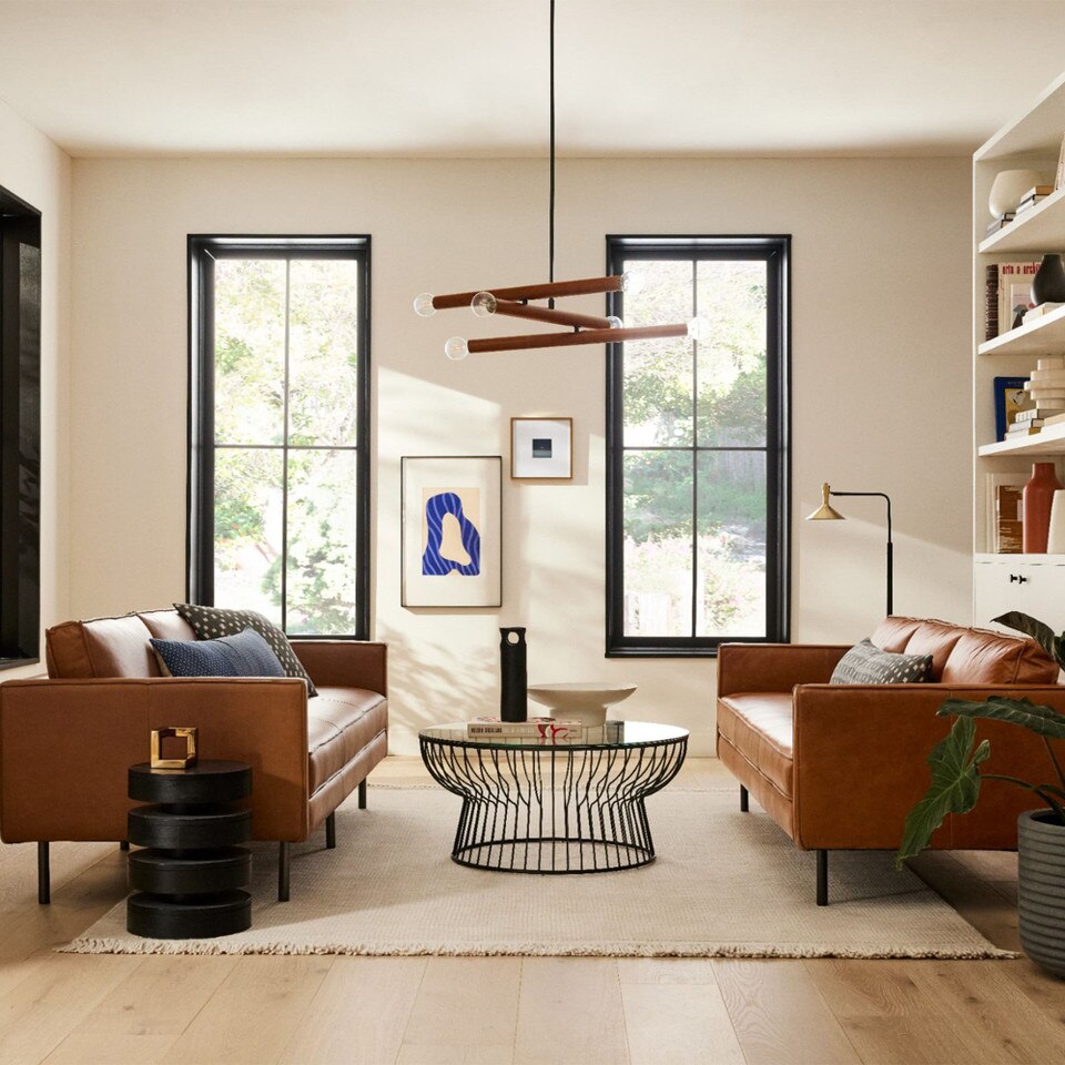 Axel Leather Sofa (152 cm - 226 cm)