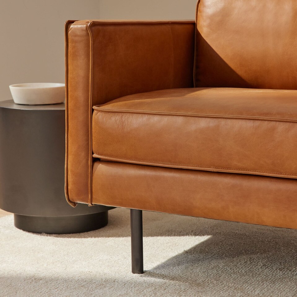 Axel Leather Sofa (152 cm - 226 cm)