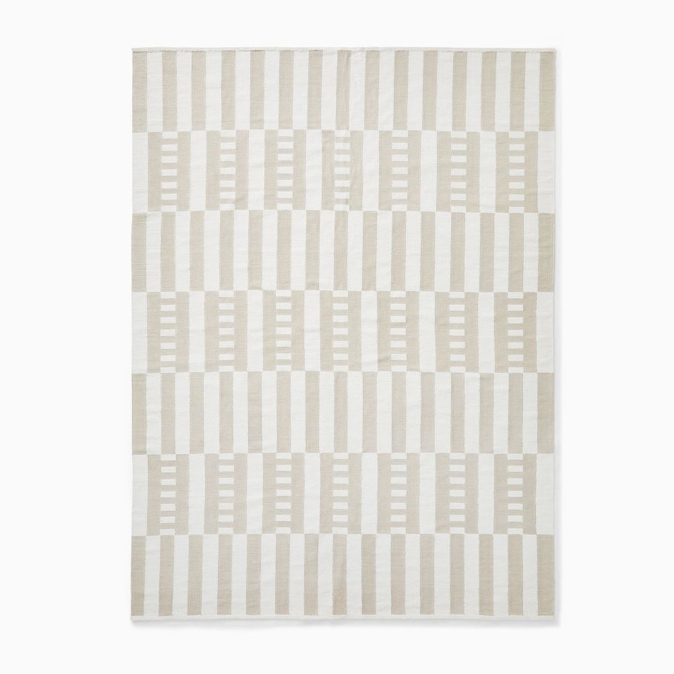 Billy Cotton Chequered Rug
