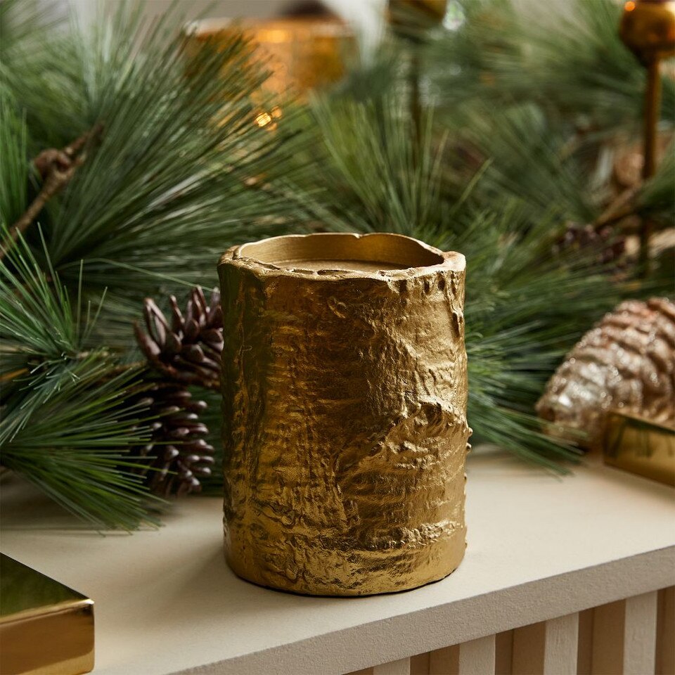 Birch Metal Candleholders