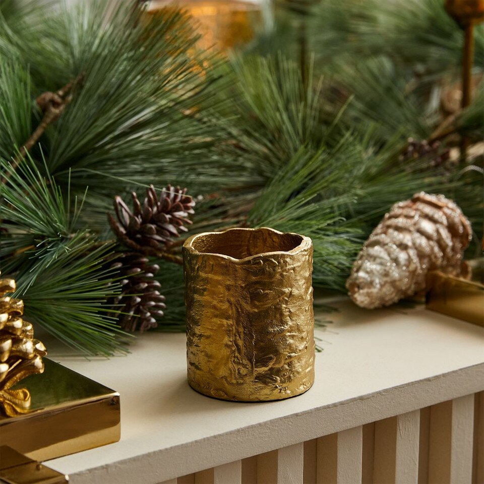 Birch Metal Candleholders